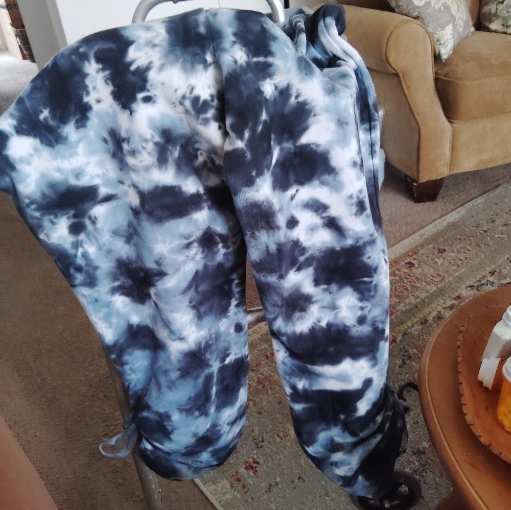 Laila Ali Convertible Tye-Dye Joggers-NWT sz XL